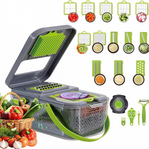 Cortador y Rallador de Vegetales Multifuncional